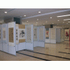 佛山合邦八棱柱屏風(fēng)，八棱柱書畫展，書畫屏風(fēng)