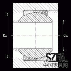 關(guān)節(jié)軸承 GE10-PB, 根據(jù) DIN ISO 12 240-1 標(biāo)準(zhǔn)，尺寸系列 K，需維護(hù)