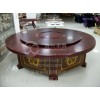 專業(yè)供應(yīng)酒店家具酒店電動餐桌、電動旋轉(zhuǎn)餐桌 實木大圓桌